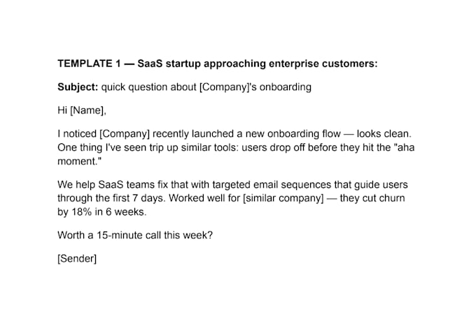 write cold emails that get replies for your business